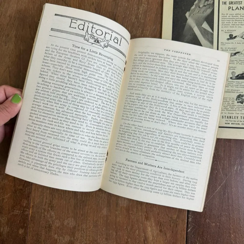 The Carpenter Magazine Sept 1938 Feb 1946‎ UBC United Brotherhood of Carpenters
